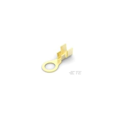 Te Connectivity Ring Terminal, #10 Stud Size, 2 mm², Bare Insulated 41560